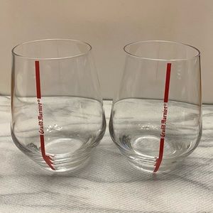2 x C&S Chef and Sommelier Grand Marnier Brandy Crystal Tasting Glasses
